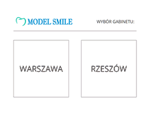 Tablet Screenshot of modelsmile.pl